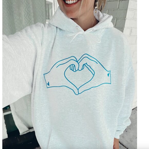 ASL Sign Language Hoodie by SHOP LUDIC/LUDIC CLOSET - grey, XXL - Picture 4 of 5